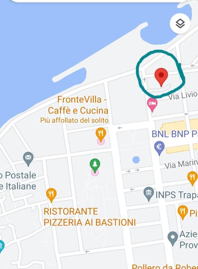 Apartmán Casa Del Grillo, In Centro, A 50M Dal Mare Trapani Exteriér fotografie